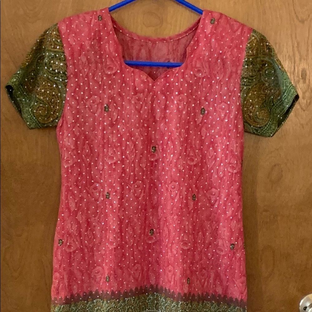 Handmade Sari/India Style Dress EST size 6-8